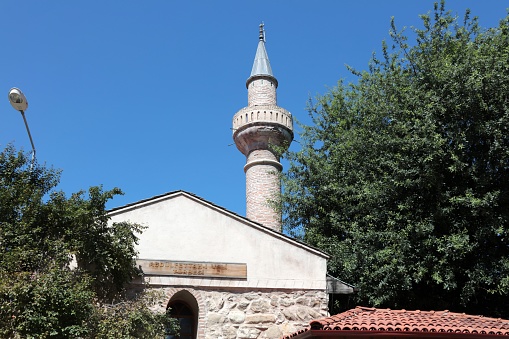 Kastamonu, Turkey - July 27, 2022: Abdülfettah Veli Tomb was built in 1272 during the Anatolian Seljuk period.