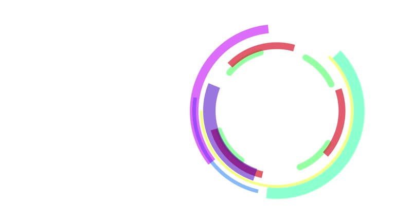 Loading Circle animation HD. Progress waiting download or upload network update.