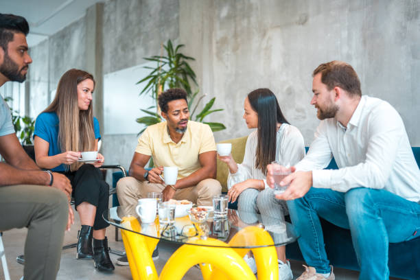 istock Coffee and Conversations In An Inclusive Office Culture 1909563102