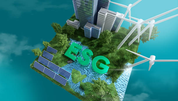 istock Clean energy ESG business, future environmental conservation and sustainable, 3d rendering 1909582623
