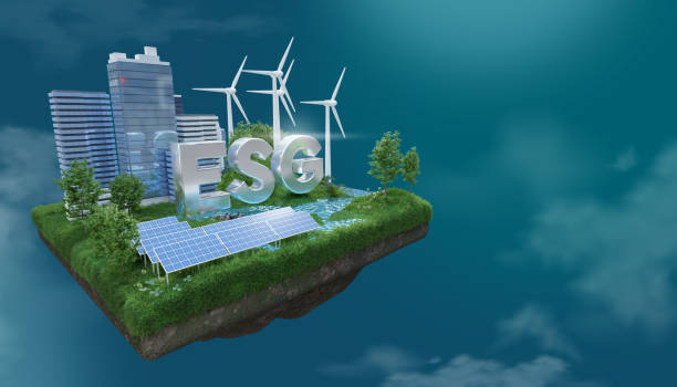 istock Clean energy ESG business, future environmental conservation and sustainable, 3d rendering 1909601588