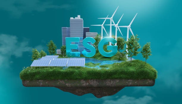 istock Clean energy ESG business, future environmental conservation and sustainable, 3d rendering 1909601589