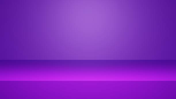 istock Blank background on purple color. Display background on purple color. 1909614611