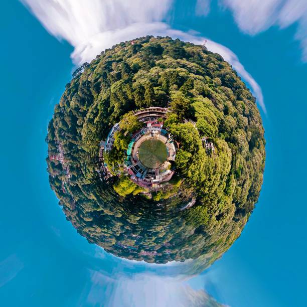 istock Green Planet: A 360° View of a Forested Landscape 1909617444