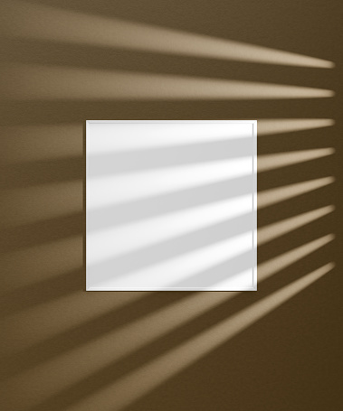 Blank minimalist photo frame