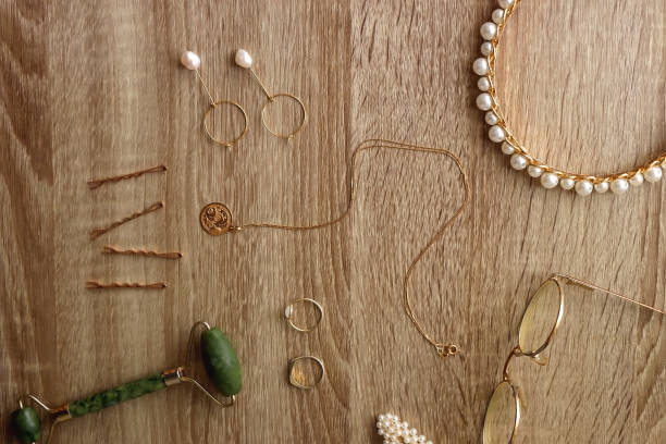 istock Various Gold and Pearl Accessories 1909731352