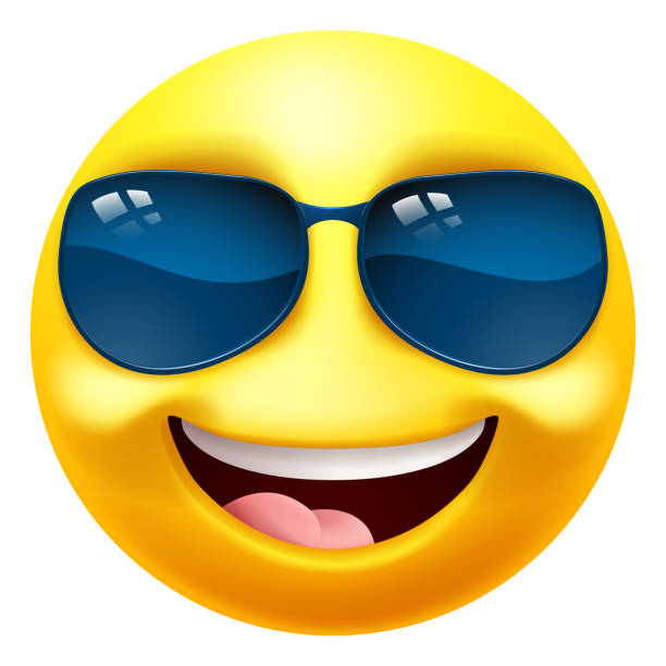 istock Emoji Emoticon Face In Sunglasses Cartoon Icon 1909740697