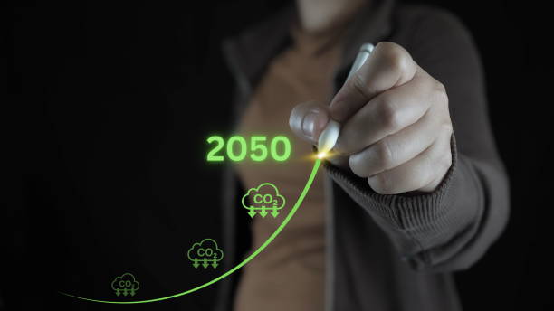 istock Educe CO2 emission concept in the hand for environmental clean and environmentally friendly environment without carbon dioxide emissions. Reduce CO2 emission concept. 1909746911