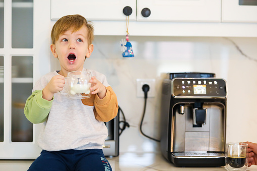 The Child Who Starts the Day by Drinking Milk, Enjoyable Moments in the Kitchen, Source of Calcium