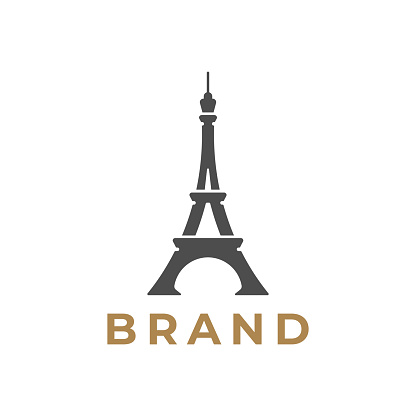 Eiffel tower symbol icon Paris France vector design