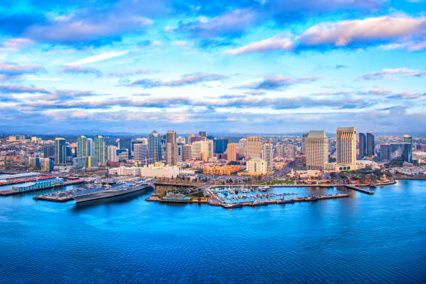 Downtown San Diego California Aerial