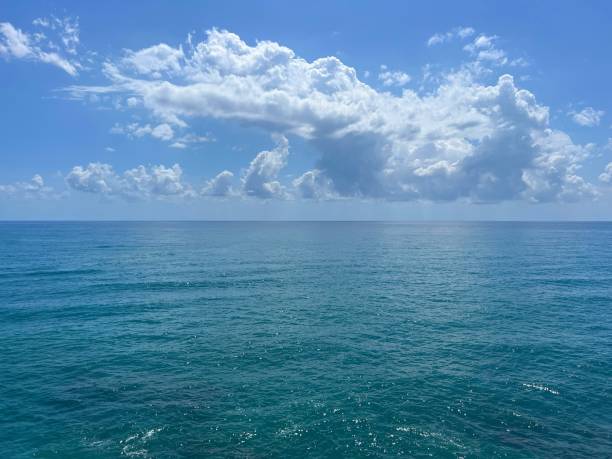 istock Blue sea and beautiful sky clouds 1909892428