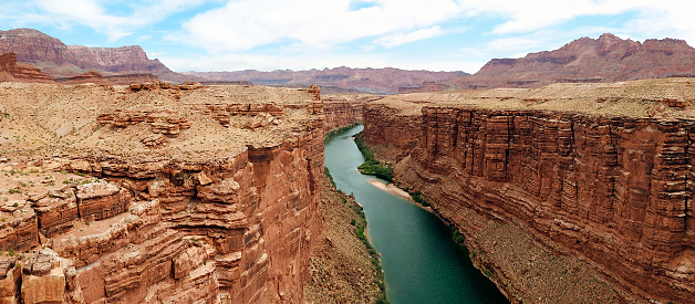 Colorado River at Less Ferry, Marble Canyon, Coconino County, Arizona - United States