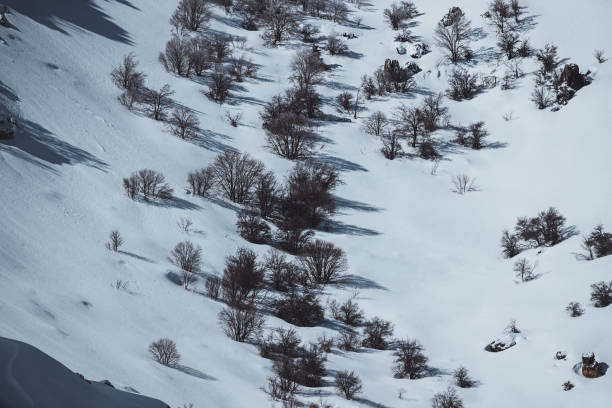 istock Beautiful Abstract Winter Mountains Background 1909989630