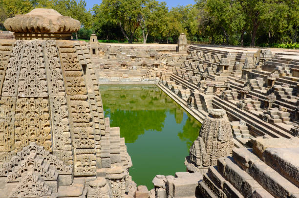 istock Sun Temple with Stepwell in Modhera, Gujarat, India 1910020640