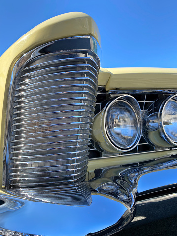 Classic American Cadillac rear end car detail