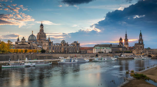 istock Dresden skyline at sunset, Germany 1910217289