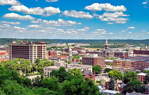 Dubuque, along the Mississippi River, is Iowa's oldest city.