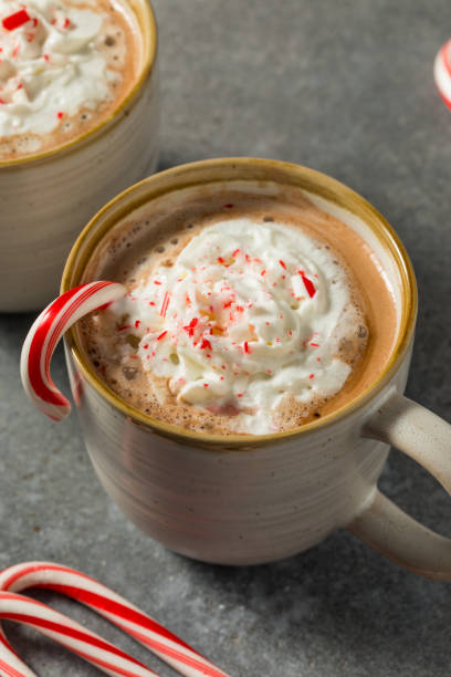 istock Warm Sweet Holiday Peppermint Hot Chocolate Cocao 1910320115