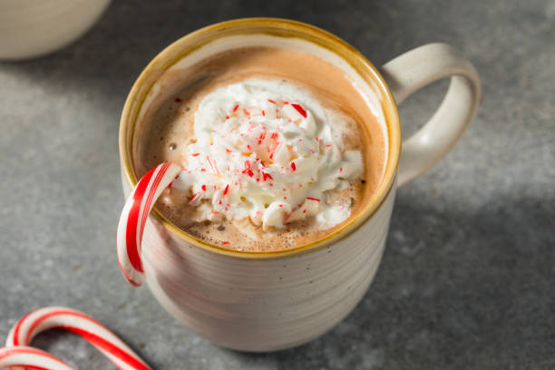 istock Warm Sweet Holiday Peppermint Hot Chocolate Cocao 1910322796