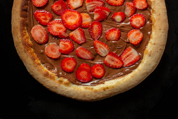 istock chocolate and strawberry pizza 1910496973