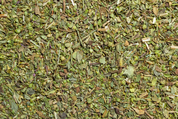 istock Dry Aromatic Herbs and Flavorful Spices Mix 1910586406