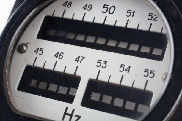 istock Close-up of an vintage ancient frequency counter 1910631864