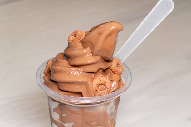 istock cup of chocolate flavor ice cream at horizontal composition 1910789441