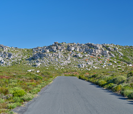 Mountain trails and roads around Cape Town, Mountain National Park, Cape Town, South Africa