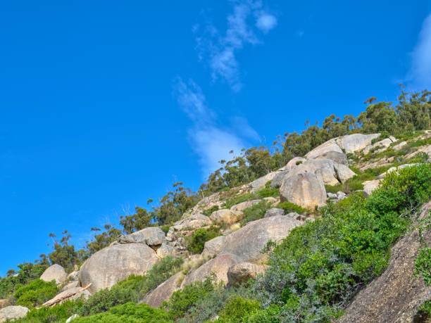 A photo of huge boulders and blue sky, Lionâs Head, Cape Town, Western Cape, South Africa