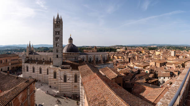 istock The Siena cathedral and its cupola, seen from the Facciatone panoramic viewpoint 1910834186