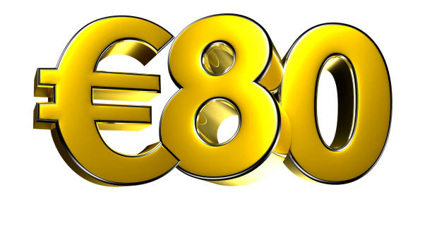 istock Price tag 80 euro 1910839887