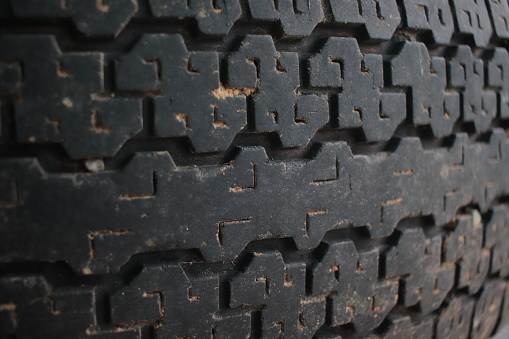 tire trade close up