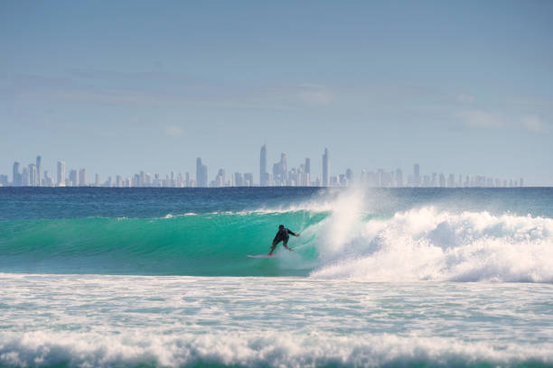 Surfing waves in Australia