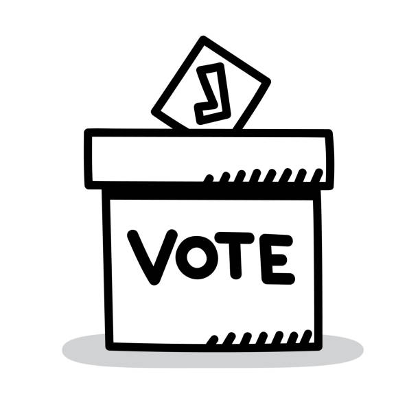 ilustrações de stock, clip art, desenhos animados e ícones de vote doodle 5 - voting doodle republican party democratic party