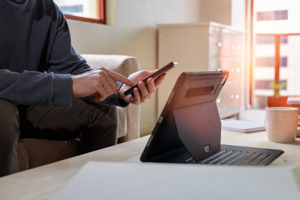 istock social media online content, freelance worker, working online, content creator, woman using laptop, man reading blog online on computer 1911232187