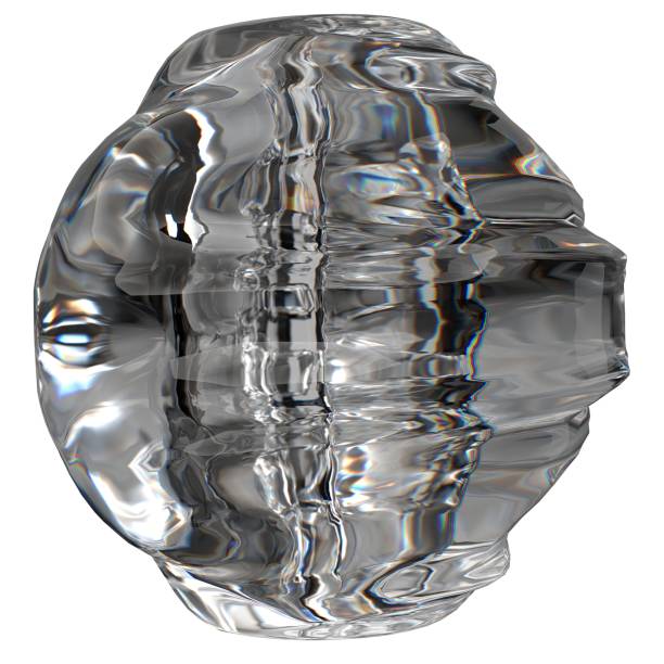 istock Isolated Colorless Organic Glass Cool Refreshing Refraction and Reflection Object Elegant Modern 3D Rendering Abstract Background 1911232210