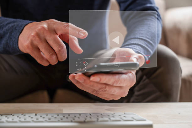 istock social media online content, freelance worker, working online, content creator, man using laptop, man reading blog online on computer 1911232259
