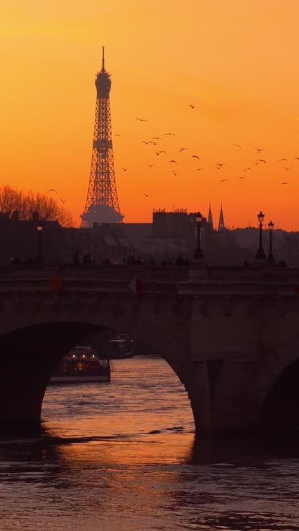 Eiffel tower in Paris, France