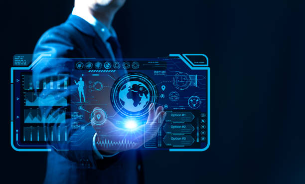 istock Digital transformation technology strategy, IoT, internet of things. transformation of ideas and the adoption of technology in business in the digital age, enhancing global business capabilities. Ai 1911234957