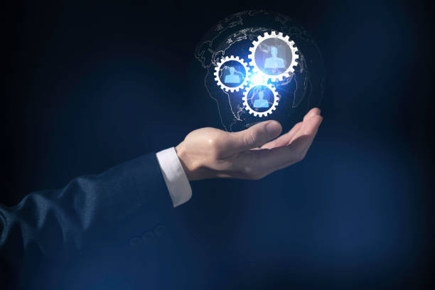 istock Human resources and management concept. check resume, Screening employee information, job applicants, staff icons for human development recruitment leadership and customer target group 1911284345