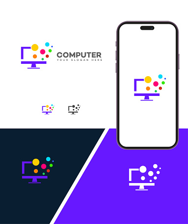 Computer Lab Vector Template Stock Illustration - Download Image Now ...