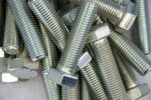 bolts and nuts that can be used as a background