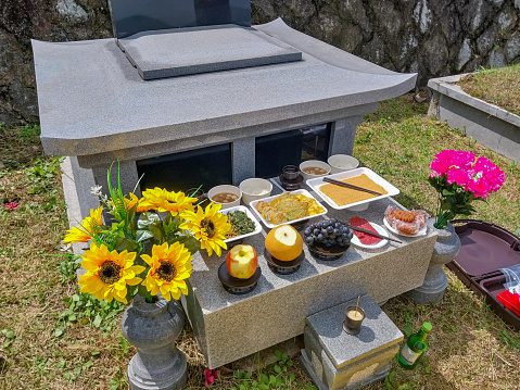 ‘Seongmyo’, a traditional Korean culture that involves visiting a family member’s grave.