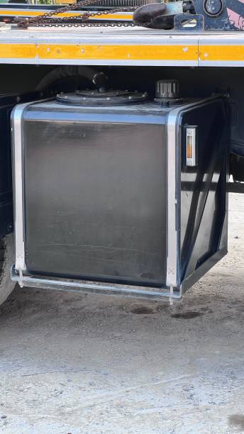 istock Gasoline tank on a truck 1911410191