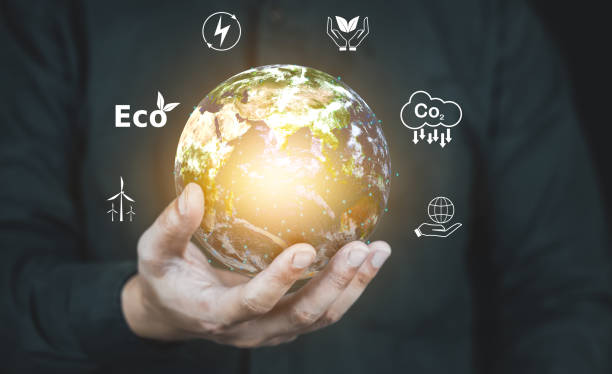 istock Concept Economy global and energy saving for earth. 1911410194