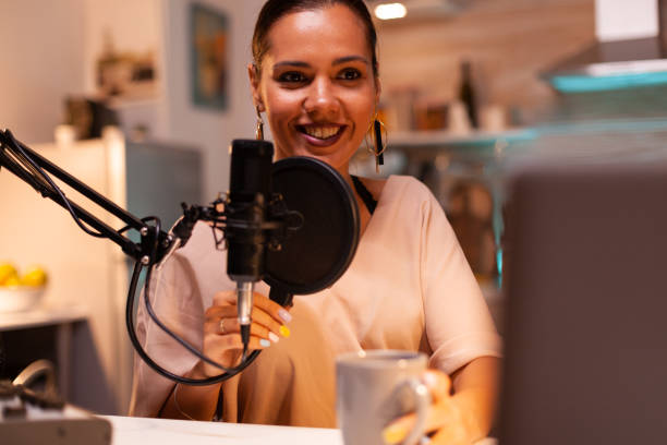 istock Recording sound in home studio 1911425522