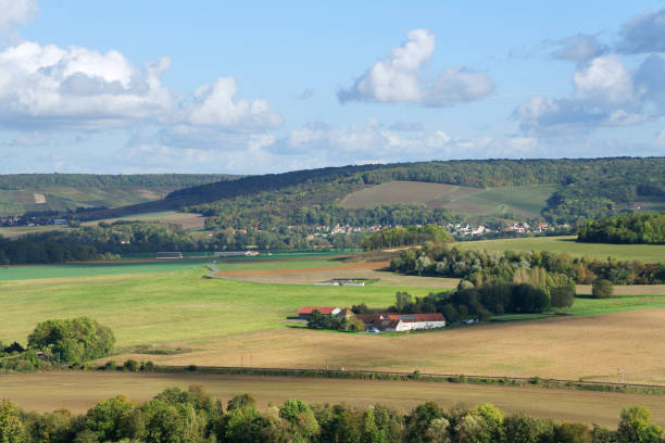 istock Vineyards and hills in the Marne valley 1911482468