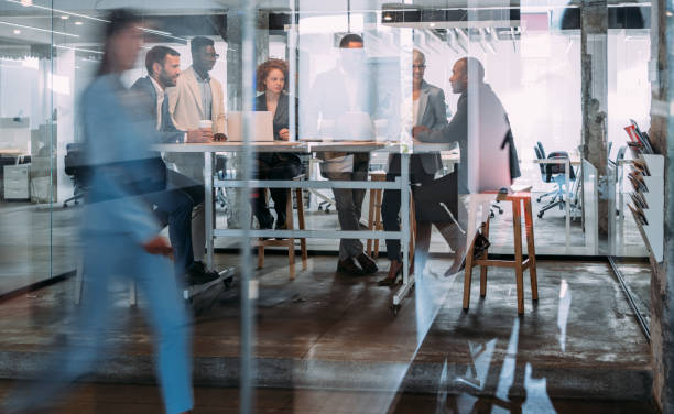 istock Business persons on meeting in the office. 1911522171