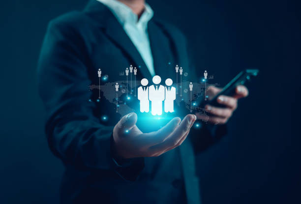 istock Businessman presents online recruitment 1911598033